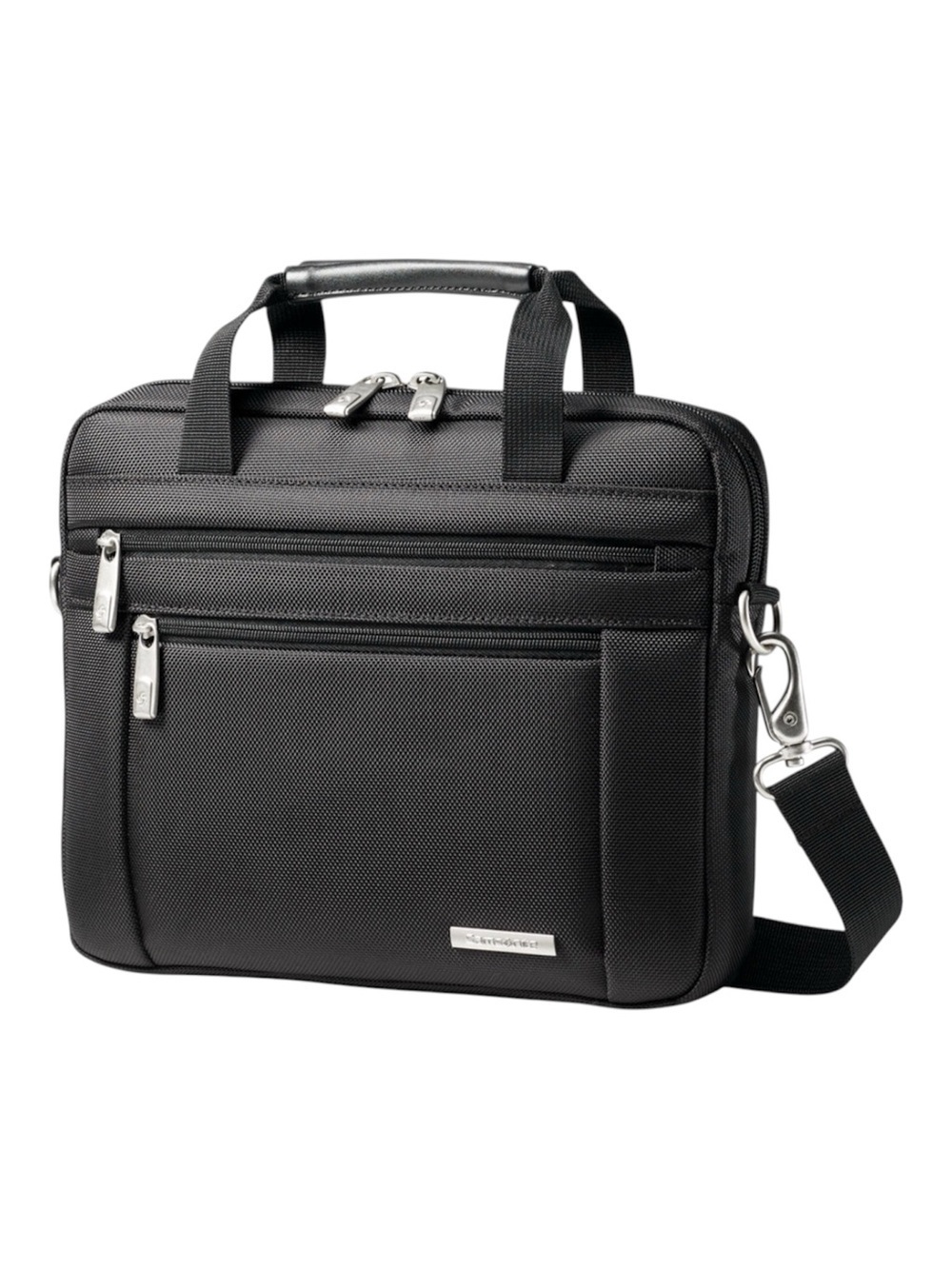 Samsonite Black Slim Laptop/Tablet Bag  Lightweight & Functional Silver